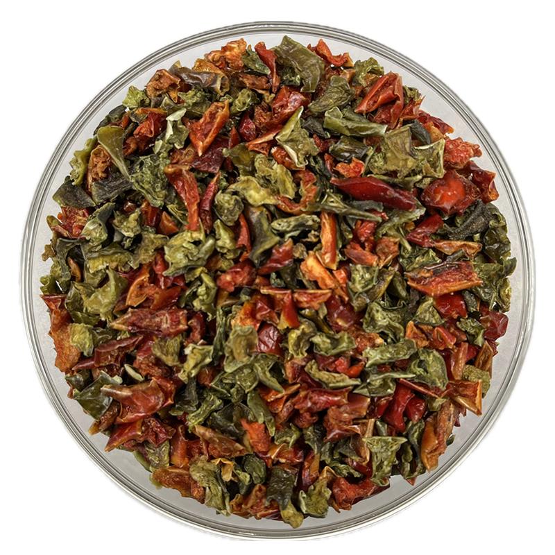 Bio paprika | vlocky | 9 mm | cervená / zelená Bio Paprika | Flocken | 9mm | rot / grün
