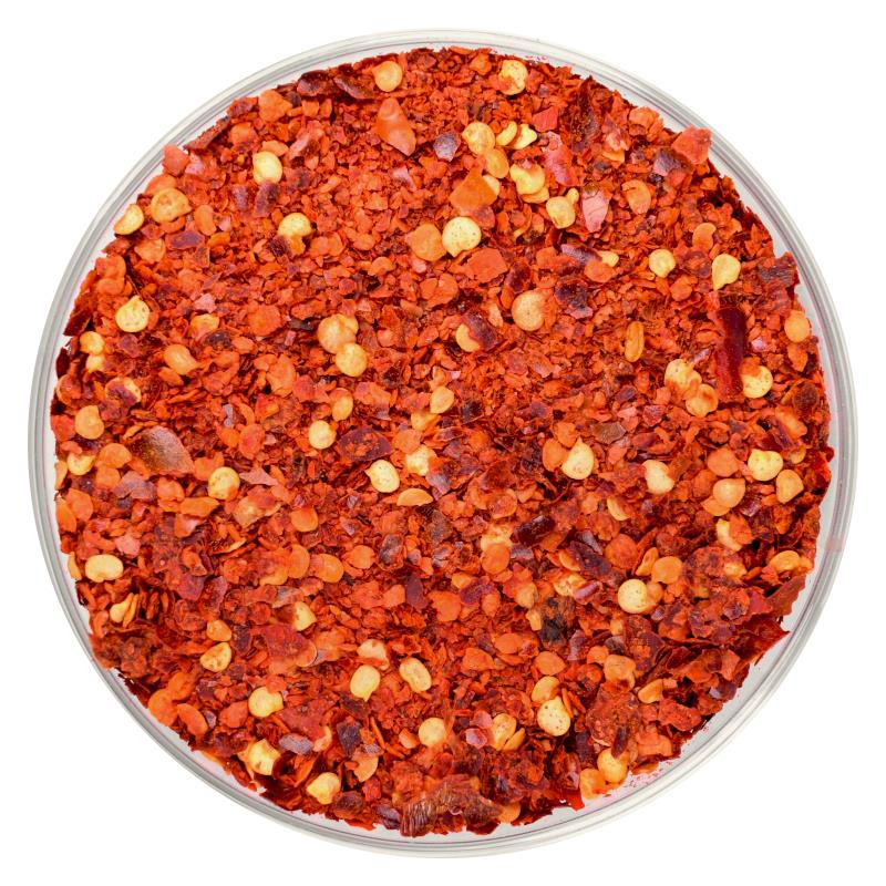 Chile de Cayena | molido | 3-5 mm | con semilla | roja | SHU: 10.000-20.000 Cayenne Chili | geschroten | 3-5 mm | mit Saat | rot | Scoville: 10.000-20.000
