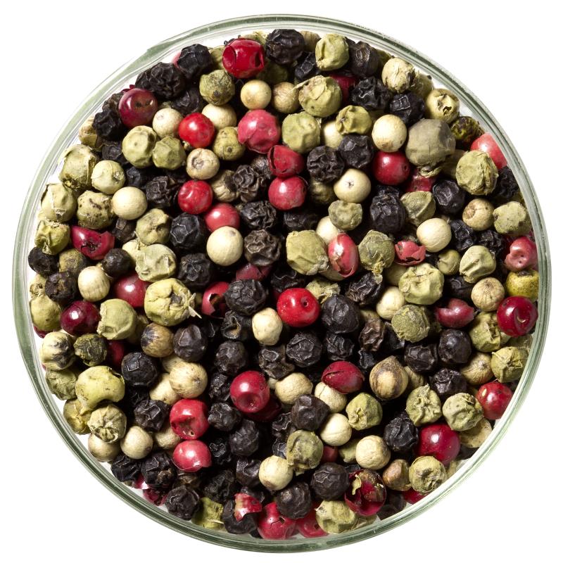 Biologische kleurrijke peper met schinusbessen | heel Bio Bunter Pfeffer mit Rosa Beeren | ganz