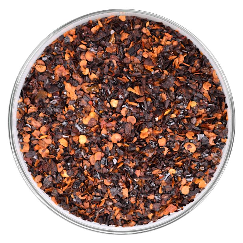 Ancho Chili | geschroten | 1-3 mm | dunkelrot | Scoville: 1.000-5.000 Ancho Chili | geschroten | 1-3 mm | dunkelrot | Scoville: 1.000-5.000